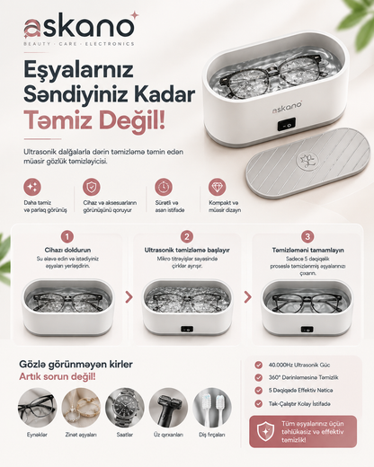 Askono - Ultrasonik Təmizləmə Cihazı
